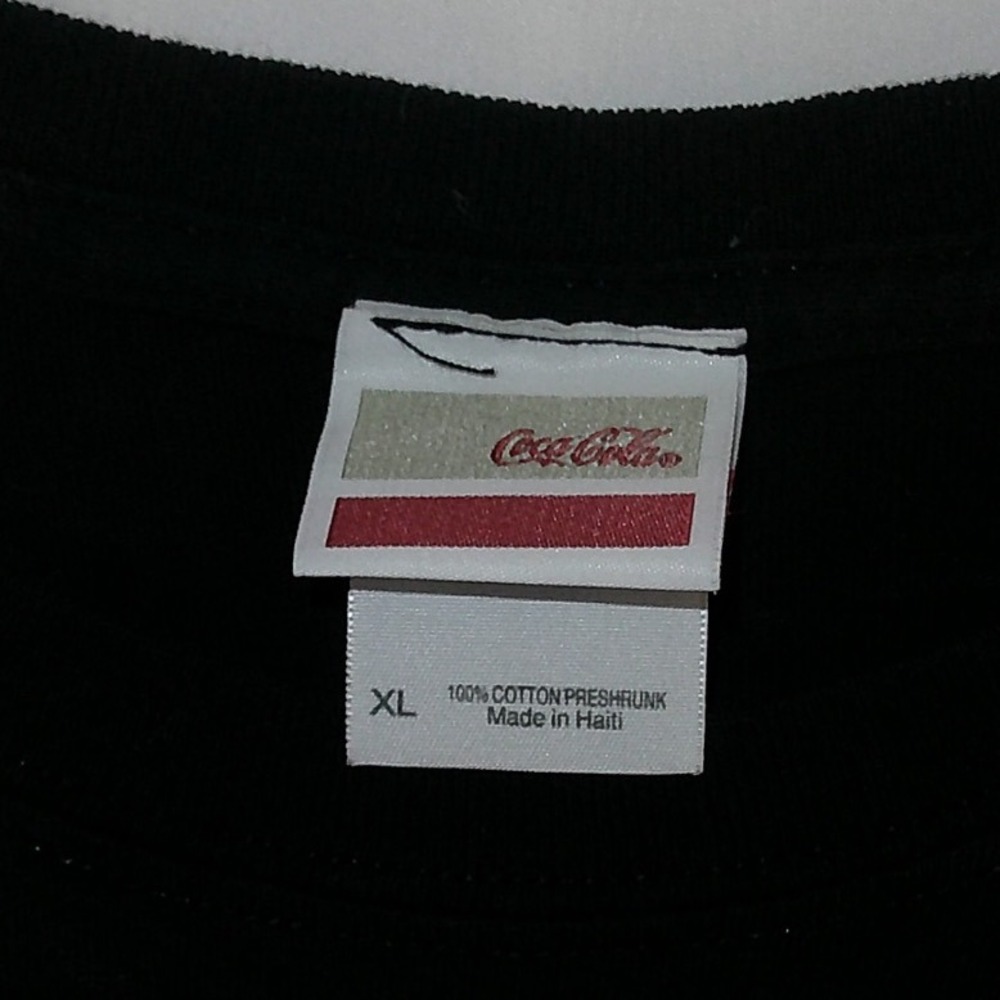 Coca-Cola Best Pop Around Black T-Shirt‎ Mens XL Short Sleeve - Picture 3 of 3